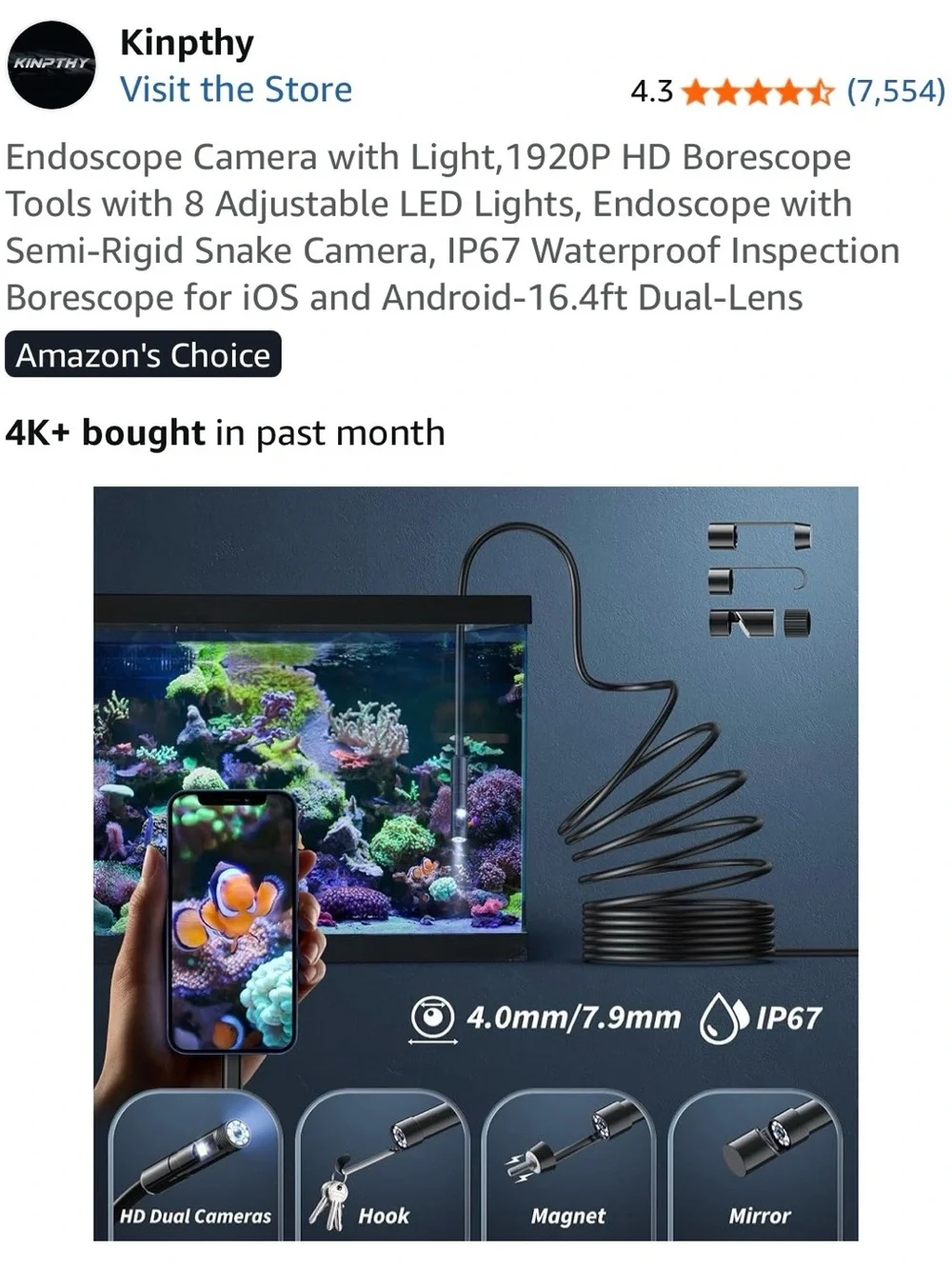 N/A kinpthy endoscopic